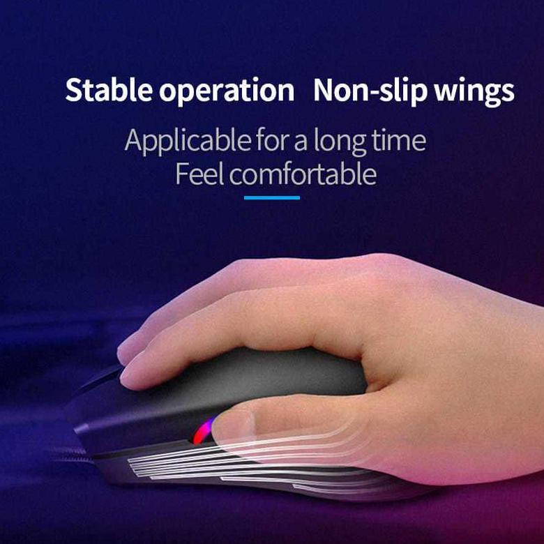 Mouse Gaming AULA F-806 - RGB 4 Color Breathing LED - 2400DPI - Macro