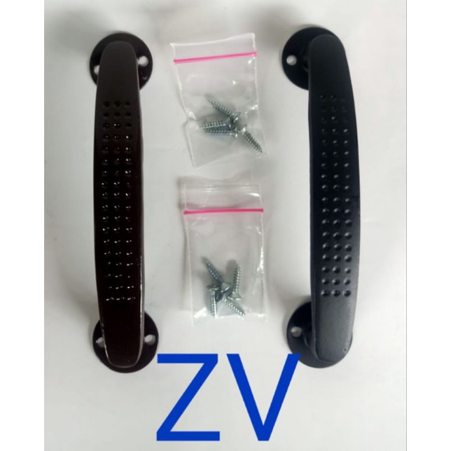 Handle / Tarikan Laci Jendela Pintu Lemari warna Hitam dan Coklat "NAPOLEON"