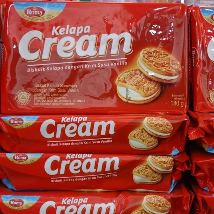 

langsung order saja] roma kelapa cream sandwich 180gr