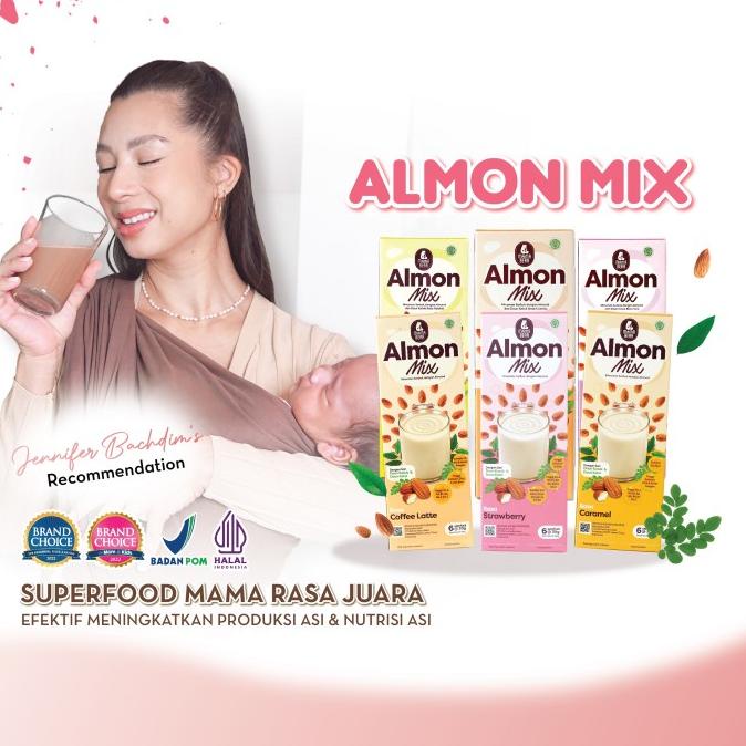 Mamabear Almon Mix Susu Almond Milk + Katuk Asi Booster Mama Bear