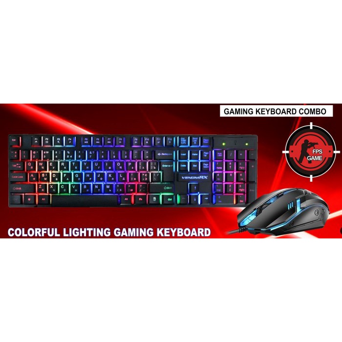 Keyard Mouse Venomrx Gk800 - Usb Keyard Mouse Venomrx