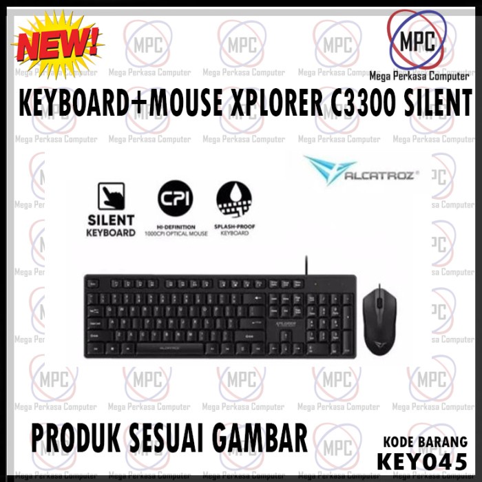 Keyard Mouse Usb Xplorer C3300 Silent