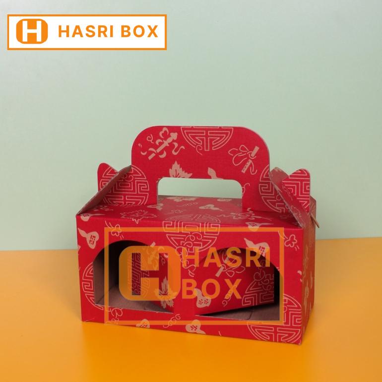 

Sale !! ( 10Pcs ) Box Jinjing Toples Jar 500Ml Isi 2 Imlek Dus Kue Kering Kotak Packaging Hampers Parcel Chinese New Year Terlaris