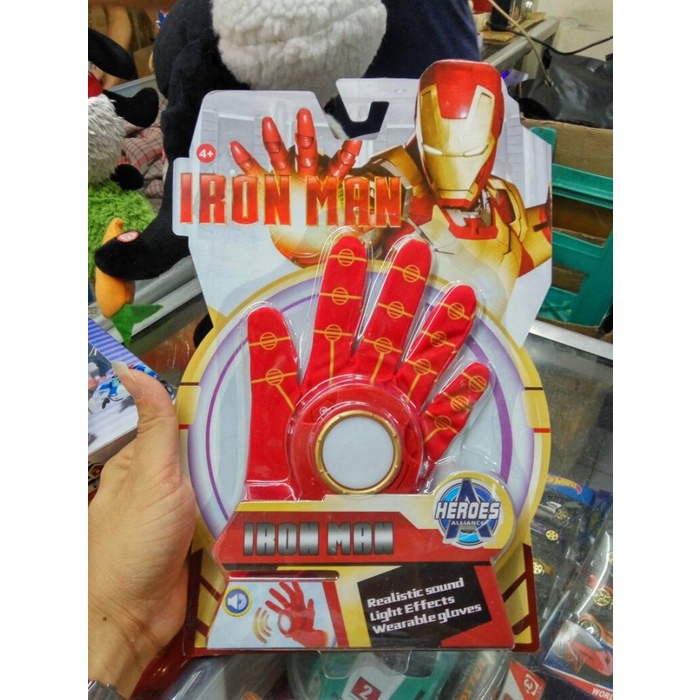 TERLARIS mainan iron man / sarung tangan ironman