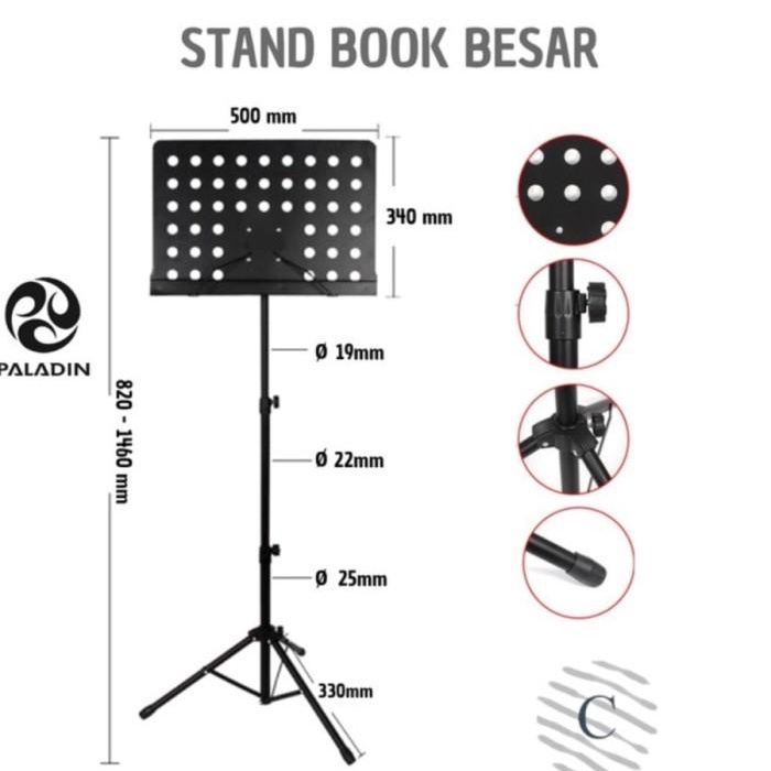 Stand Book , Stand Partitur , Stand Book Partitur Stand Book tebal/stand book bolong/stand Alquran/s