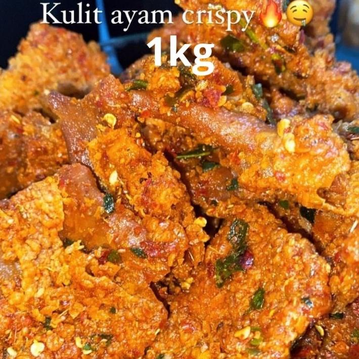 

Keripik Kulit Ayam Crispy Pedas Daun Jeruk Netto 1Kg
