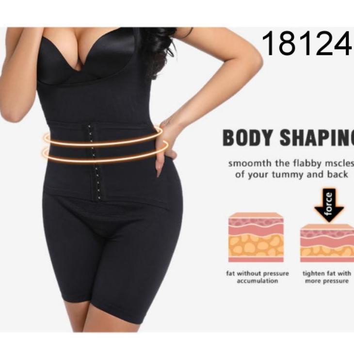 Rilumo Bodysuit Korset Perut Bigsize Sepaha Bukaan Bawah Jumbo Aosi Rose Gecil Perut Long Leg Full B