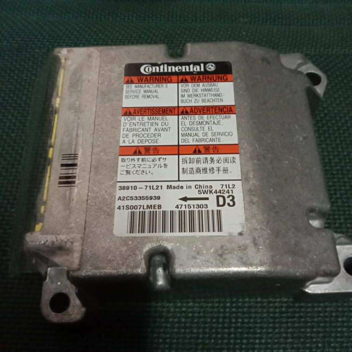 {Second} modul Air bag ertiga Limited