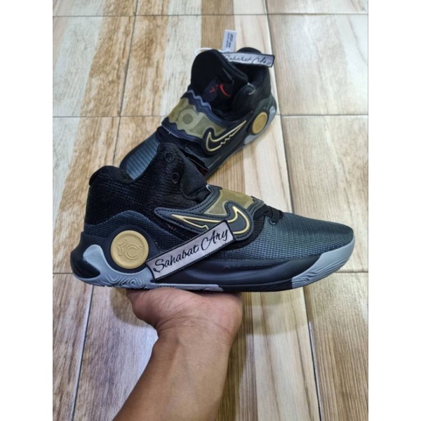 Sepatu KD Trey 5 X Black Gold Green