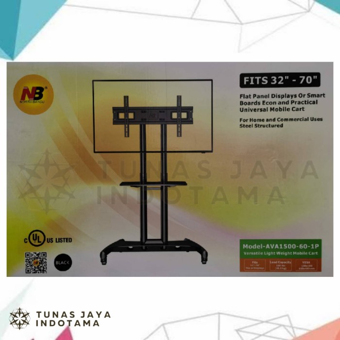 Jual Murah Standing Bracket 32-70 Inch Nb Ava1500 Original