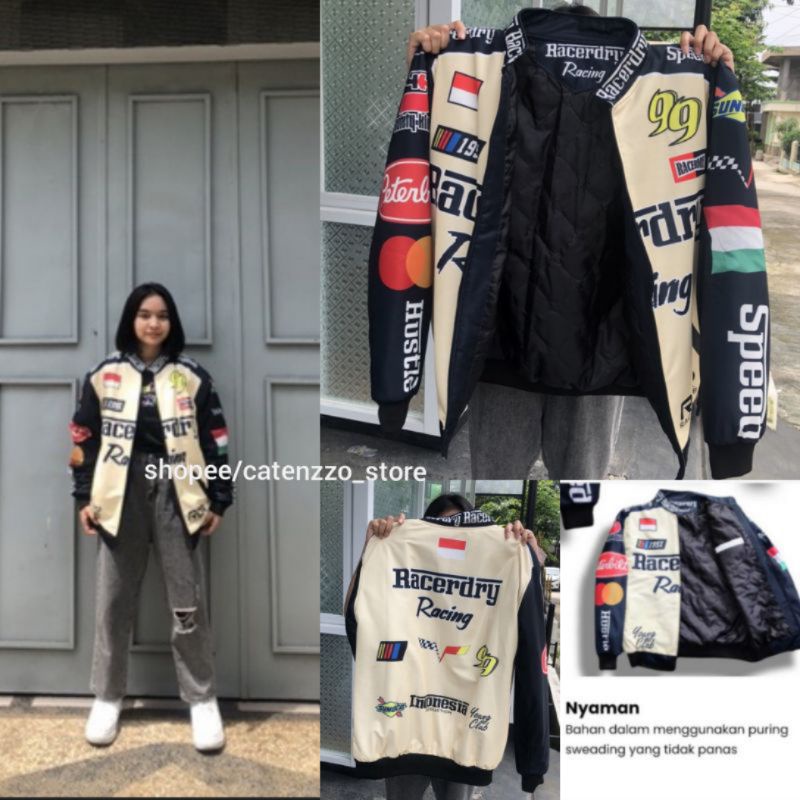 Promo Mega Sale 1.1 // VARSITY JACKET NASCAR CHASE AUTHENTIC- JAKET MOTOR - JAKET SUNMORI - JAKET