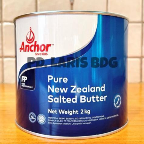 Anchor Butter 2Kg (Anchor Pure New Zealand Ed Butter / Mentega Anchor)