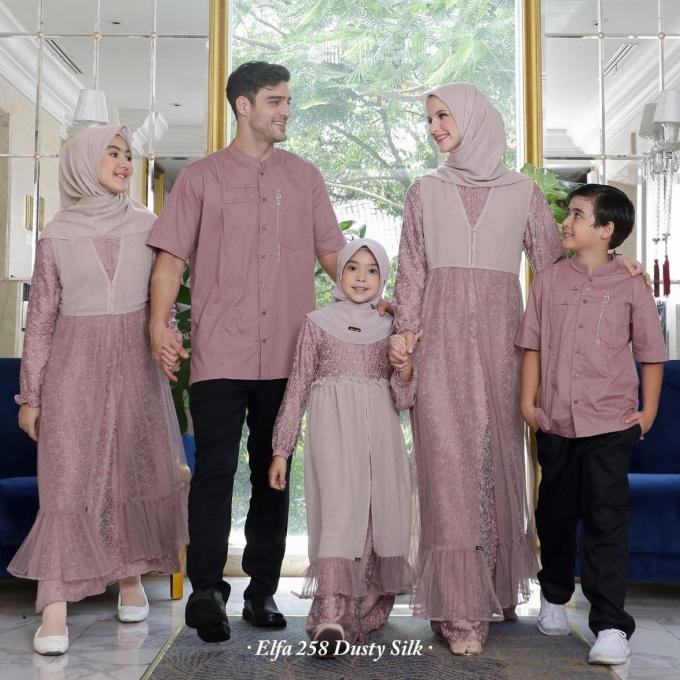 New Sarimbit Ethica Elfa 258 Dusty Silk Pengiriman Cepat