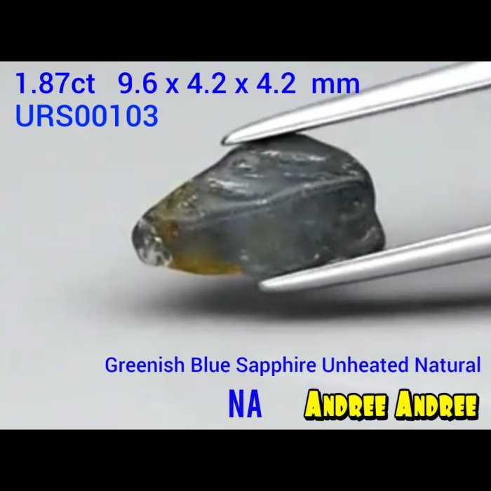 ] Rough Sapphire Safir Unheated Natural 0003