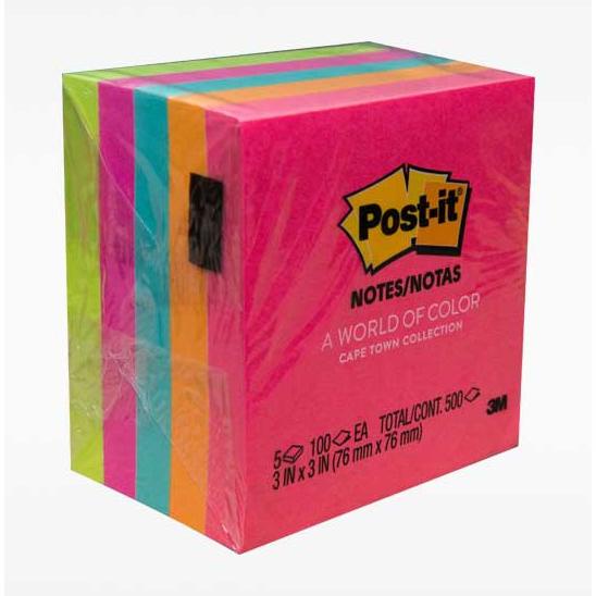 

3M Post It Color 654-5Pk 5 Warna
