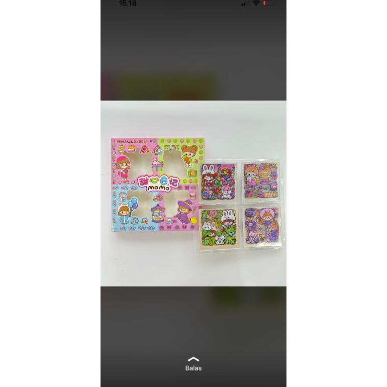 

Special Promo STICKER MOMO RAINBOW ISI 100pc READY STCOK Termurah