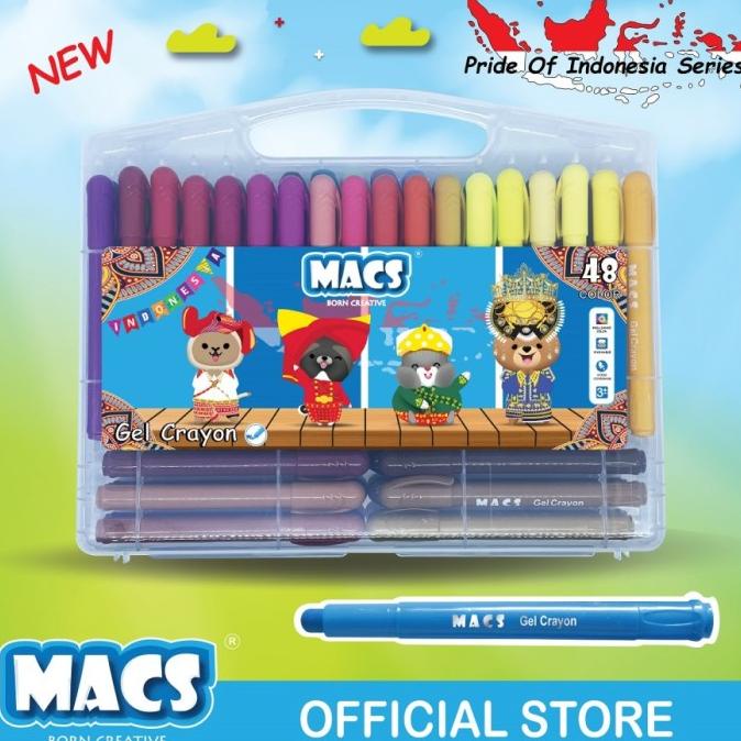 

Diskon !!! Januari Termurah Macs Gel Crayon 48 Color/Warna Face Painting Aman Mudah Dibersihkan - Siap Kirim