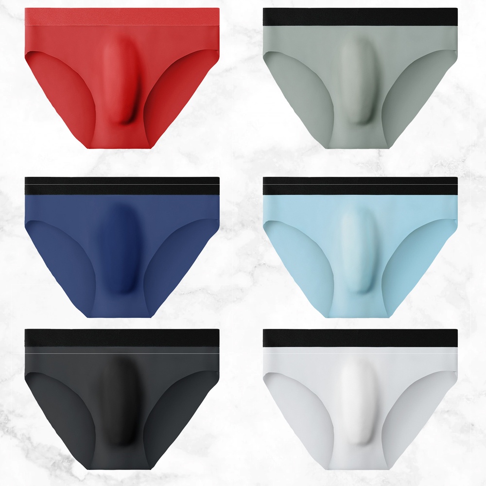 AOELEMENT Celana Dalam Brief Pria Model Segitiga Seamless AO406
