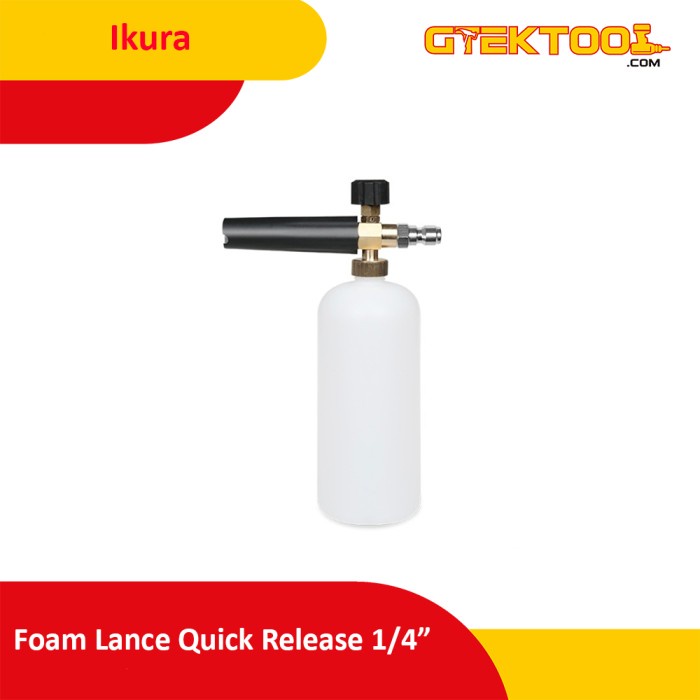 Ikura Foam Lance Quick Release 1/4" Botol Salju Jet Cleaner