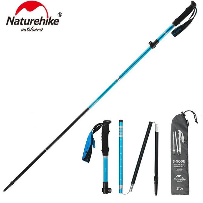 TREKKING POLE ST09 5 NODES NATUREHIKE NH17D009-Z TONGKAT GUNUNG ALLOY