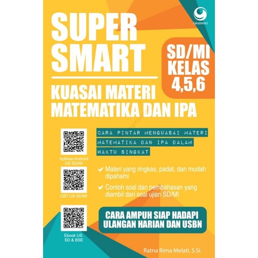 

Baru!! Buku Super Smart Kuasai Materi Matematika Ipa Sd/mi oleh Ratna Rim