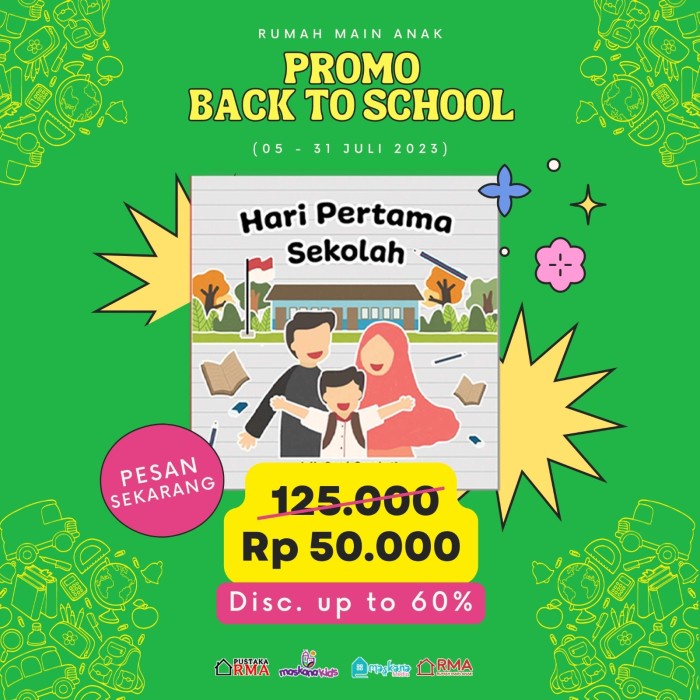 

Sale!! Buku Cerita Anak Muslim Hari Pertama Sekolah By Maskana