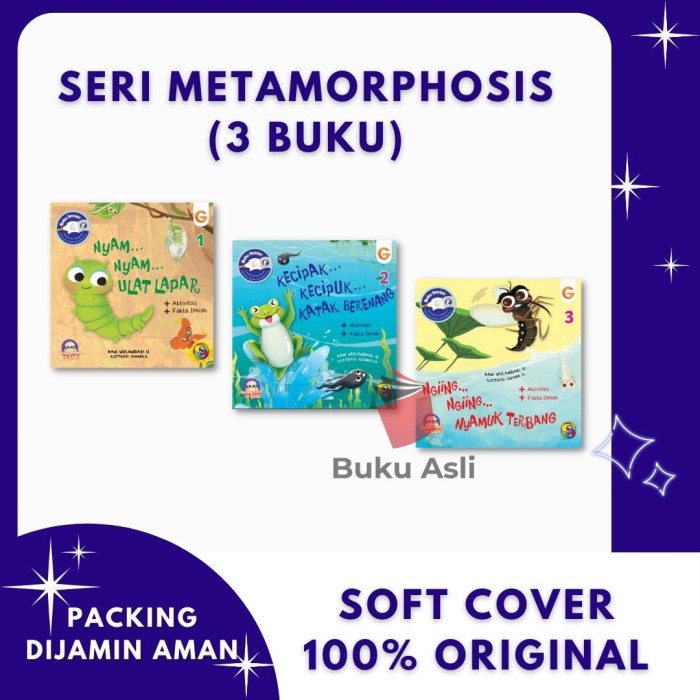 

Harga!! 1 Set Seri Metamorphosis Buku Senter Original