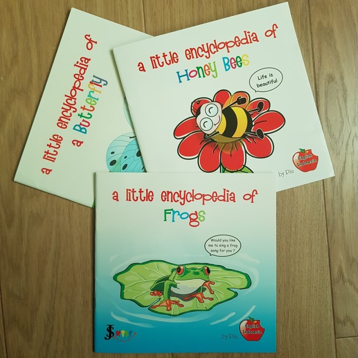 

Harga!! Buku anak ensiklopedia lengkap 3 buku dua bahasa