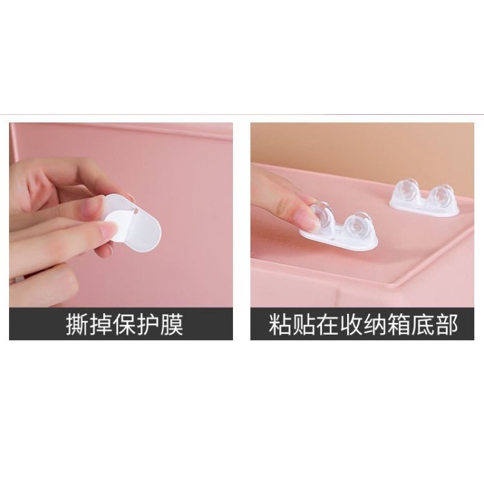 TERLARIS 4 pcs Roda Kecil Tambahan Model Tempel / Roda Kecil Tempel Kuat