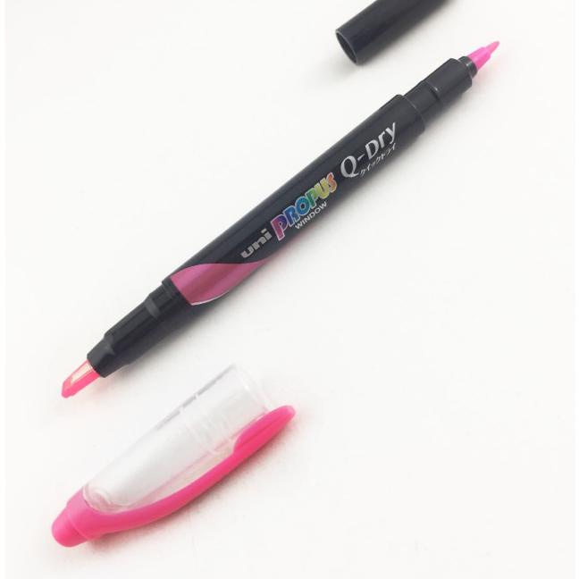 

Uni Propus Window Q-Dry Double-Sided Highlighter - 4.0 Mm / 0.6 Mm