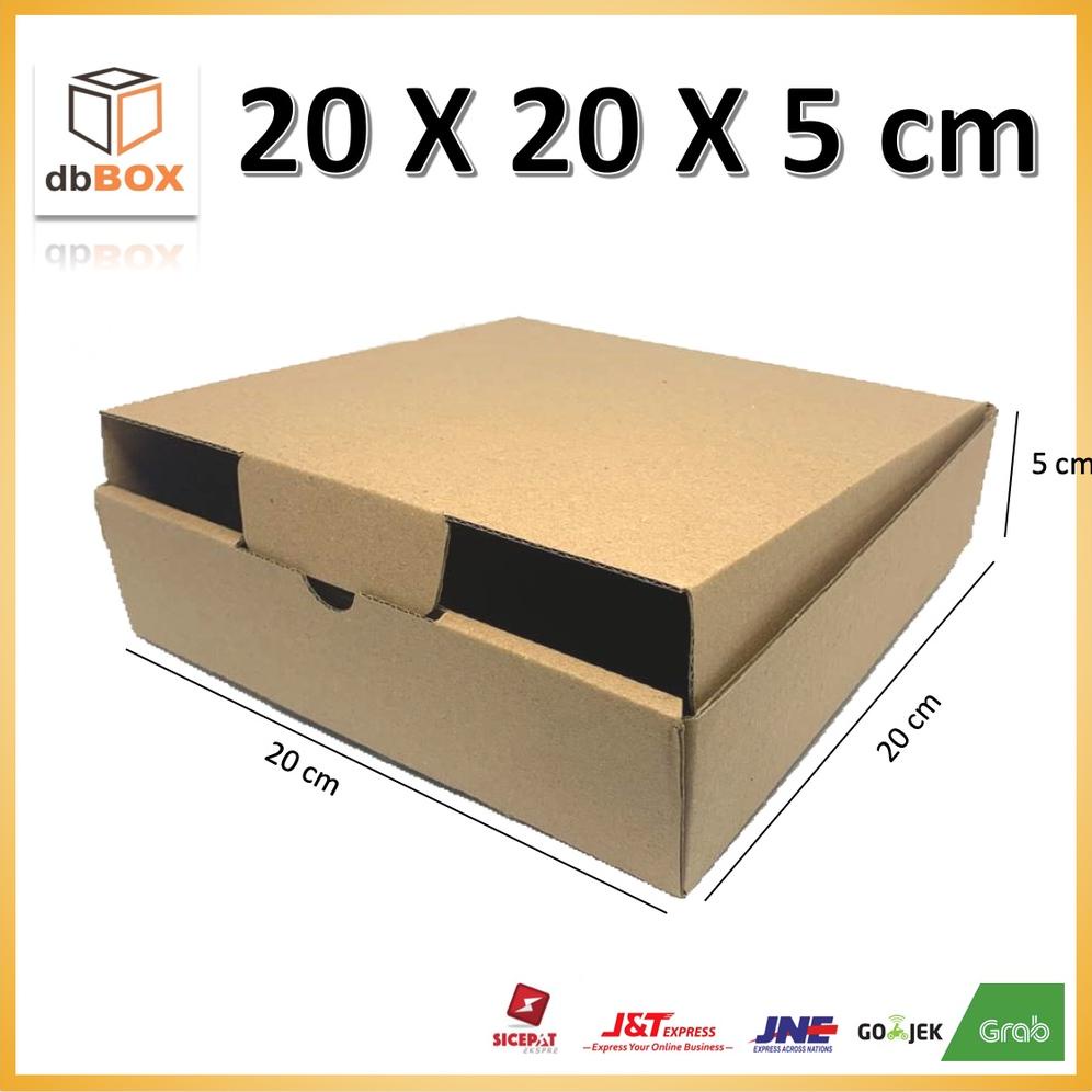 

Ready!!!(COD) Kardus 20x20x5 cm....Die Cut kotak Kue tart -aksesoris-dll