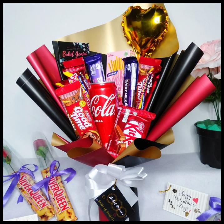 

NEW Buket, buket coklat, buket snack, buket wisuda, valentine, buket bunga