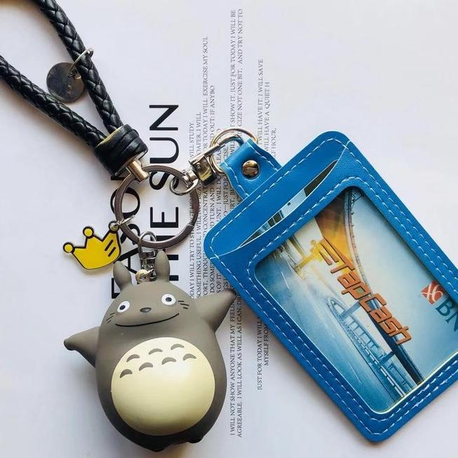 

Id Card Holder Totoro 3 Slot /Gantungan Kartu/ Lanyard/ Name Tag/Keychain