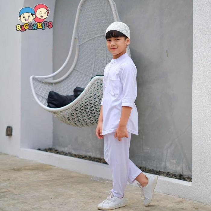 BISA COD - SETELAN KOKO PUTIH ANAK RAGGAKIDS | BAJU MANASIK ANAK LAKI-LAKI