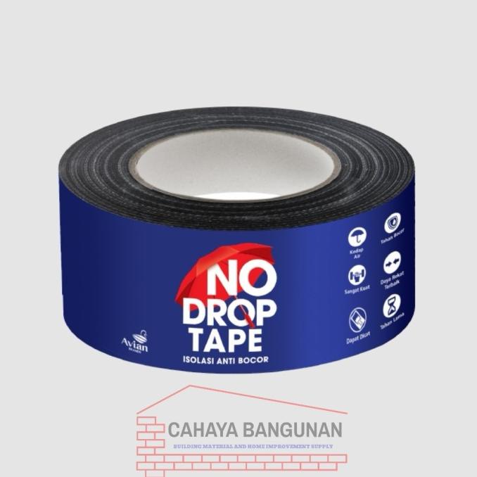 Lem Perekat Lakban Isolasi Anti Bocor No Drop Nodrop Tape Aquaproof Termurah