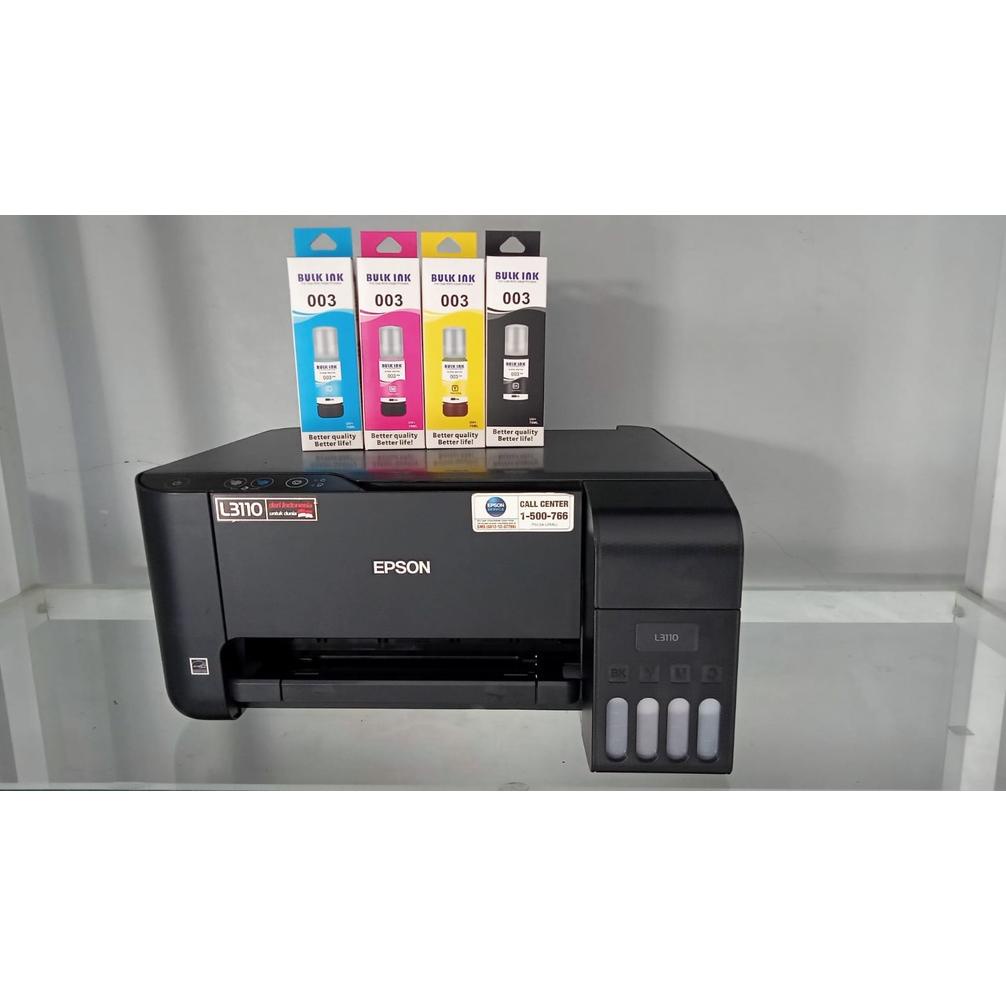 NEW PRINTER EPSON L3110 SECOND ALL IN ONE (PRINT,SCAN,COPY) / FREE TINTA BULK INK 003
