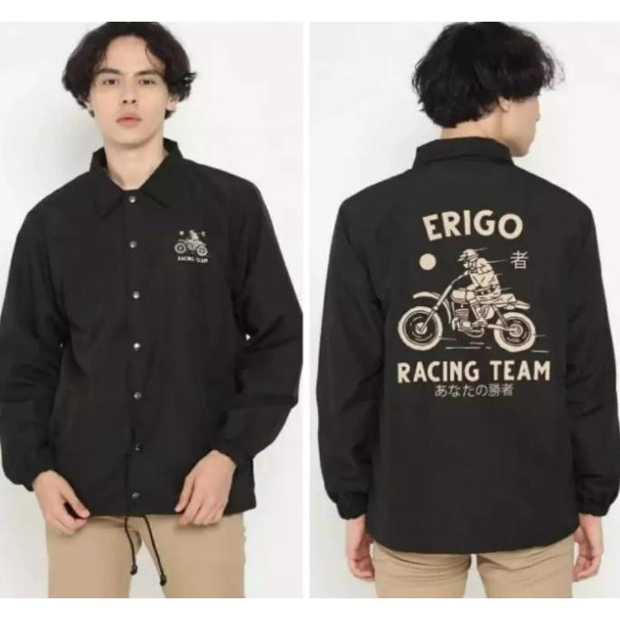 Jaket Coach Erigo / Jaket Parasut Erigo Coach Premium Pria Wanita Buruan