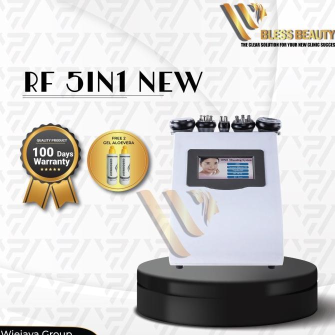 RF 5in1 Alat rf wajah Pelangsing Badan Alat RF Slimming machine + 40k