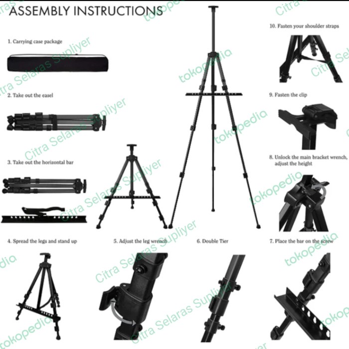 

WHITE BOARD TRIPOD / POSTER FRAME / EASEL LUKIS ORIGINAL TERBARU