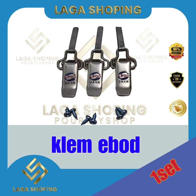 1 set klem koper klem ebod 3 buah klem kandang burung muray klem tebok ebod jaya kandang burung mura