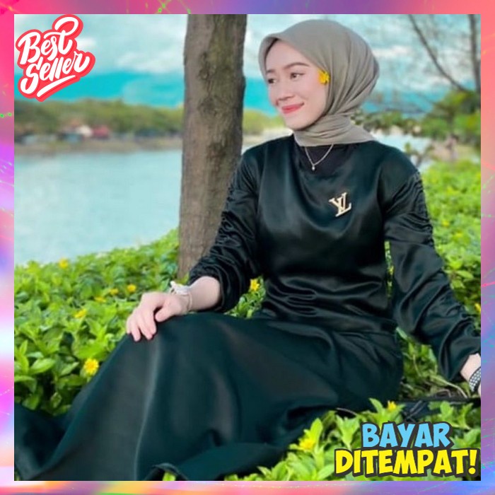 Gamis Terbaru 2024 Model Rempel Tingkat || Dress Kondangan Kekinian || Gamis Maxi Ceruty Babydoll /G