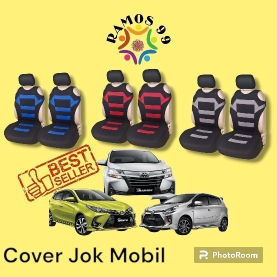 COVER JOK KURSI BANGKU DEPAN MOBIL 2 PCS ALL NEW TERIOS RUSH PREMIUM