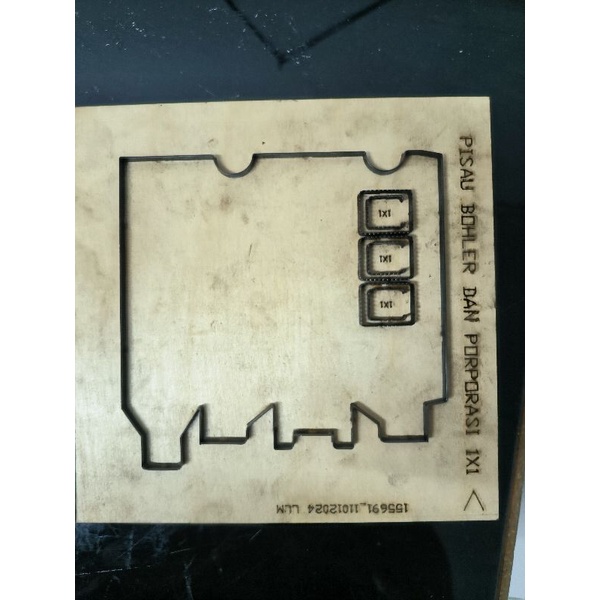 

LASER DIE CUT - PISAU POND LASER