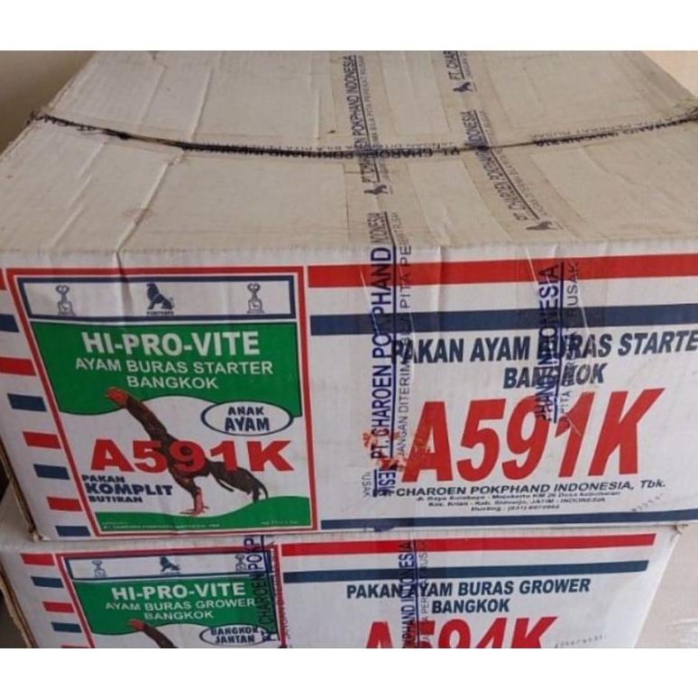 New PUR AYAM A591k 1DUS isi 20 pack Pur ayam Bangkok / A594k Pur Ayam 591 / 594 Pakan Ayam