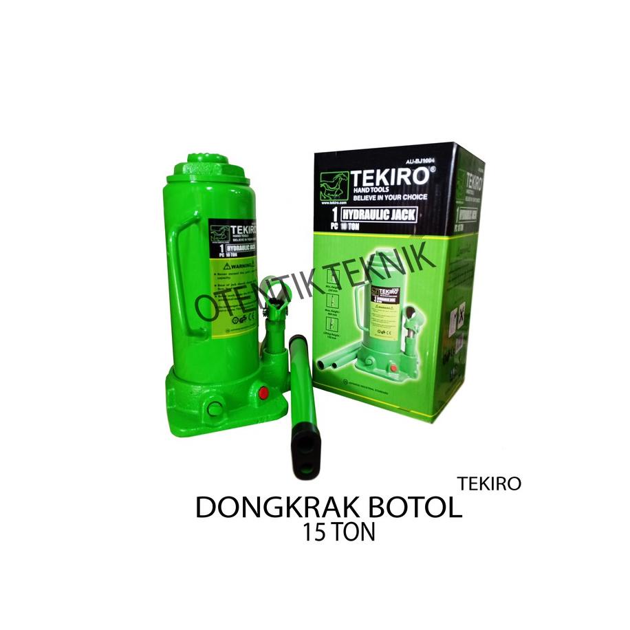 Tekiro Dongkrak Botol 15 Ton - Hydraulic Ja 15 T - Dongkrak Mobil 15Ton - Donkrak