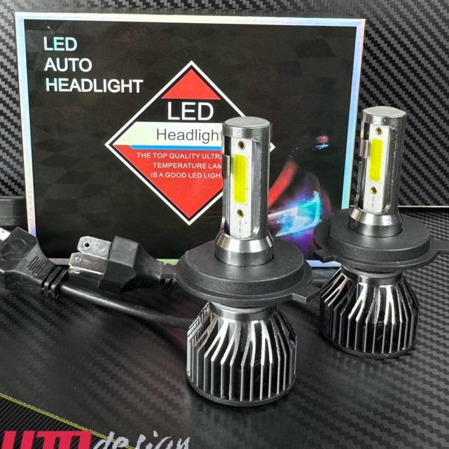 T2 Lampu Led Mobil 50 Watt 12-24Volt Putih 6500K H1 H3 H4 H7 H8 H11 H16 Hb3 Hb4 Ni Design