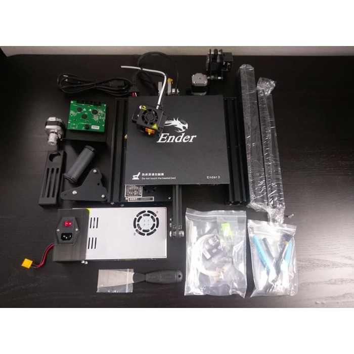 Creality Ender 3 Versi 3D Printer Prusa I3 Size Besar V-Slot Ready