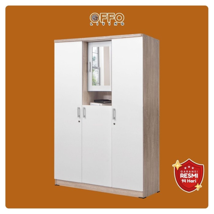 OFFO LIVING - LEMARI 3 PINTU - LMB267594
