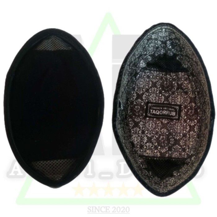 Peci + Pin Kujang / Peci Songkok Kujang / Peci Hitam Polos