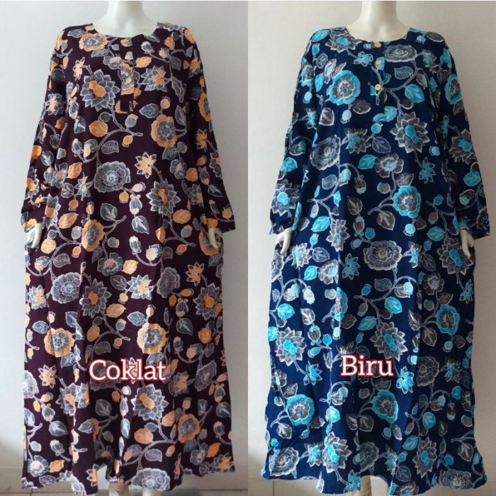 Abaya Super Jumbo Kencana Ungu Ready